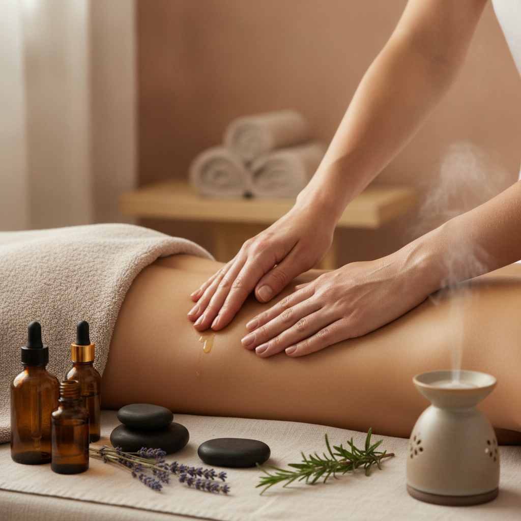 Aromatherapy Massage just hands