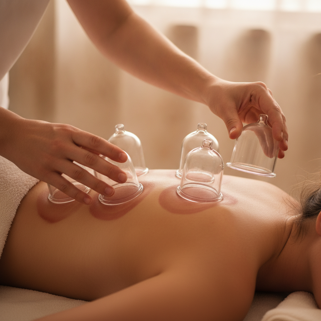 Cupping Massage just hands